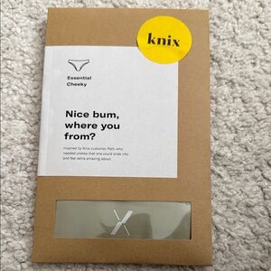 New Knix essential cheeky underwear size small